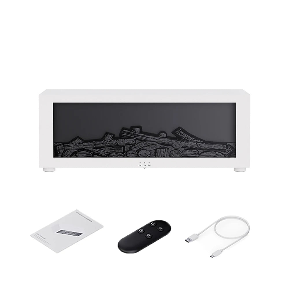aroma air humidifier essential oil diffuser for home fragrance diffuser flame air humidifier with rgb light and remote control