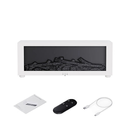 Aroma Air Humidifier Essential Oil Diffuser for Home Fragrance Diffuser Flame Air Humidifier with RGB Light and Remote Control